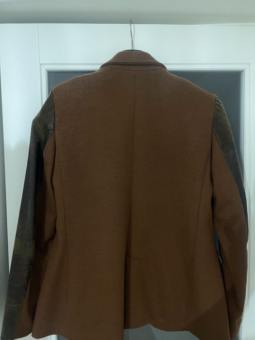 Sacou Lână+Piele 100%