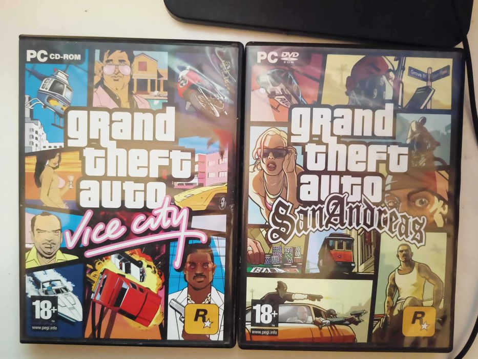 Lot jocuri PC GTA San Andreas si Vice City