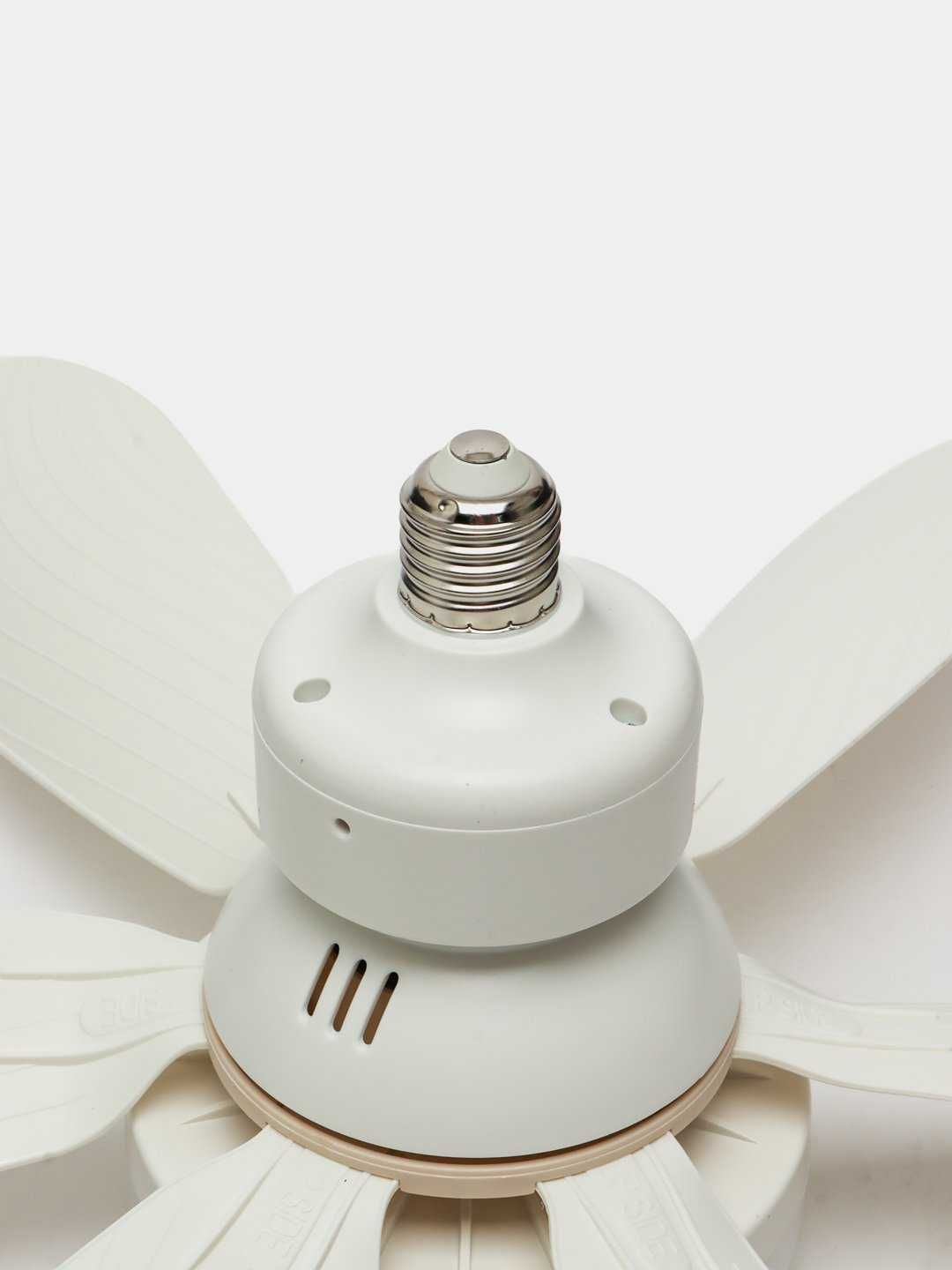 LED lyustra ventilyator bilan, pult boshqaruvi, 30–40 W