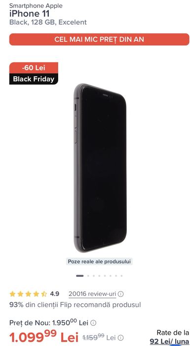 iphone 11 la cutie fara schimb