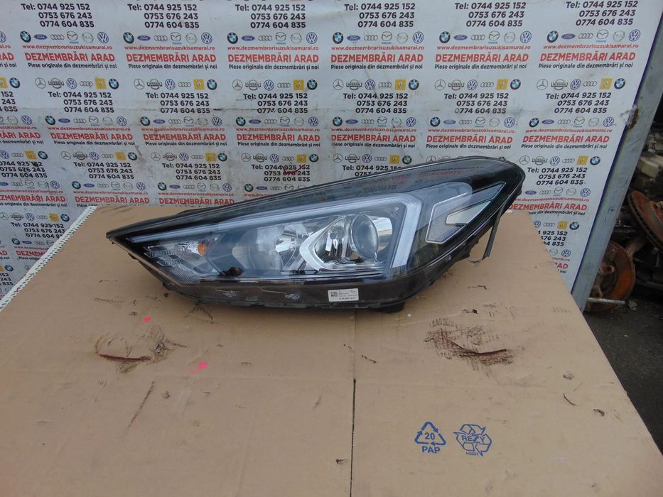 Far Hyundai Tucson 2018-2020 facelift faruri stanga dreapta cod 92101d7600 92102d7600 faruri tucson 3 facelift halogen