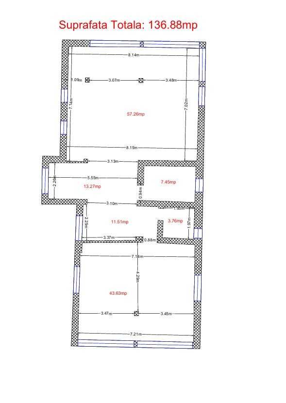 Casă de închiriat – ideală pentru locuință sau activitate profesională