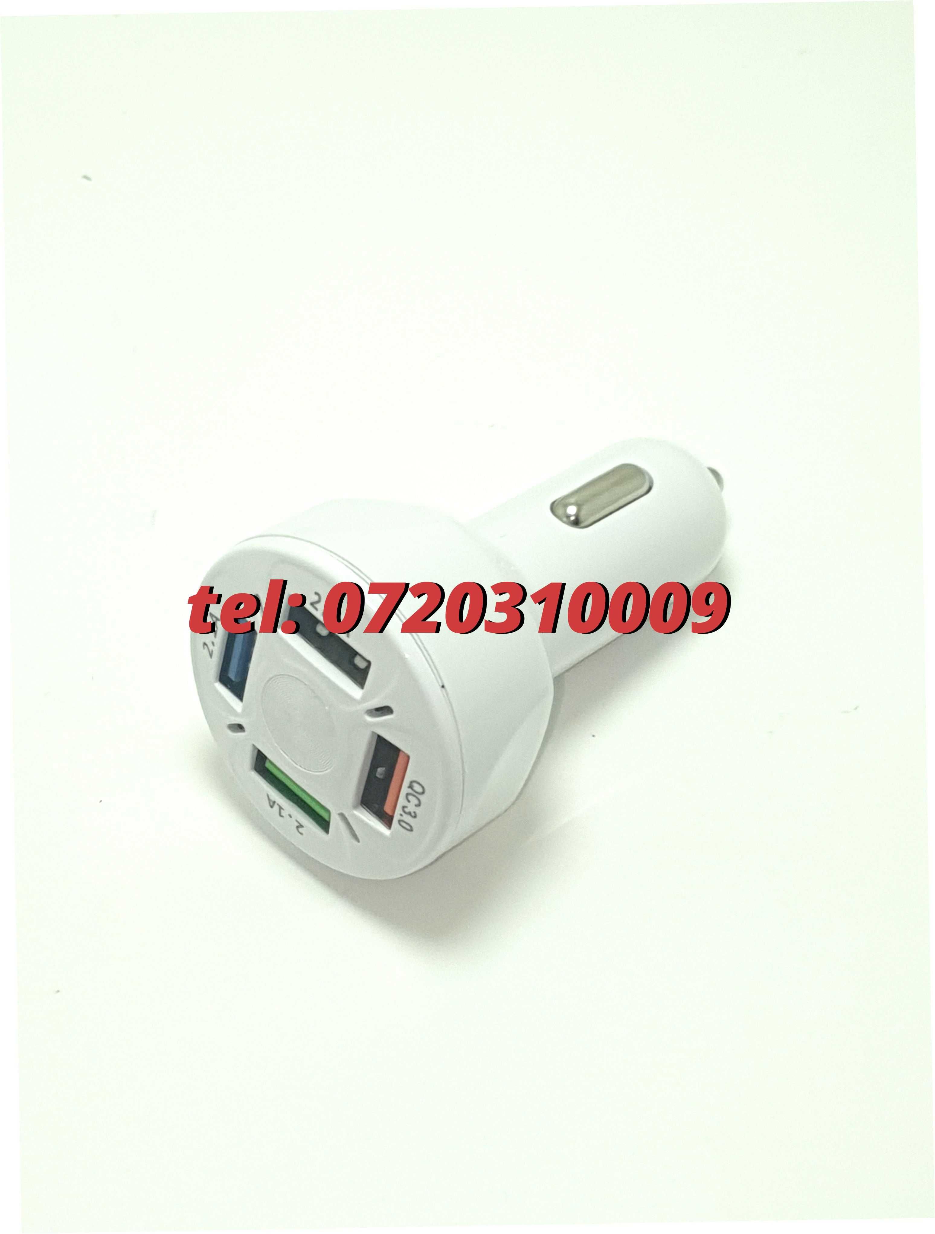 Superfastcharge Incarcator Auto Cu Patru Porturi Usb Partycharge