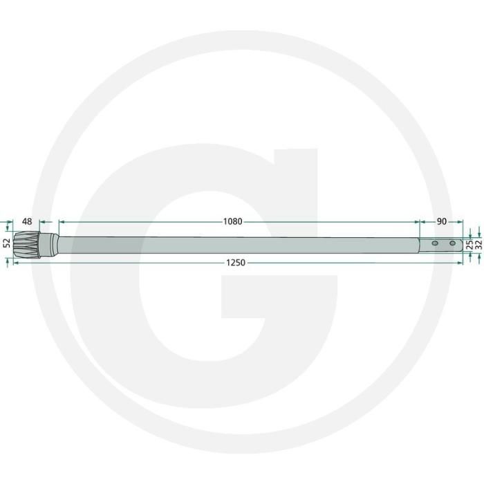 Coroana grebla Deutz-Fahr (Kverneland)-83 dinti import Germania