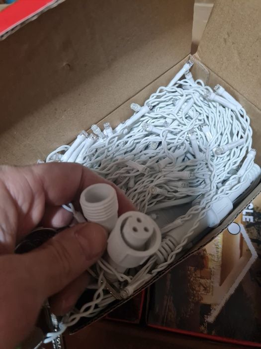 12метра Висящи Коледни Лампи ВЪНШЕН Монтаж