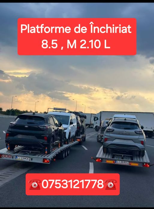 închiriere platforme trailare cluj, închiriez platforma