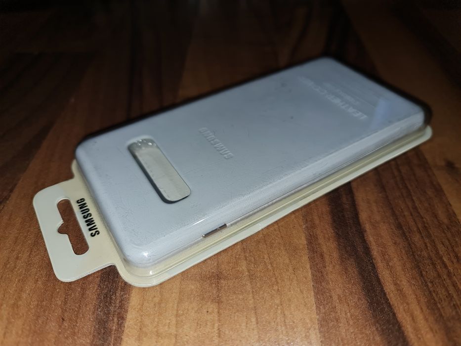 Husa piele originala Samsung Leather Cover Galaxy S10+ S10 Plus G975