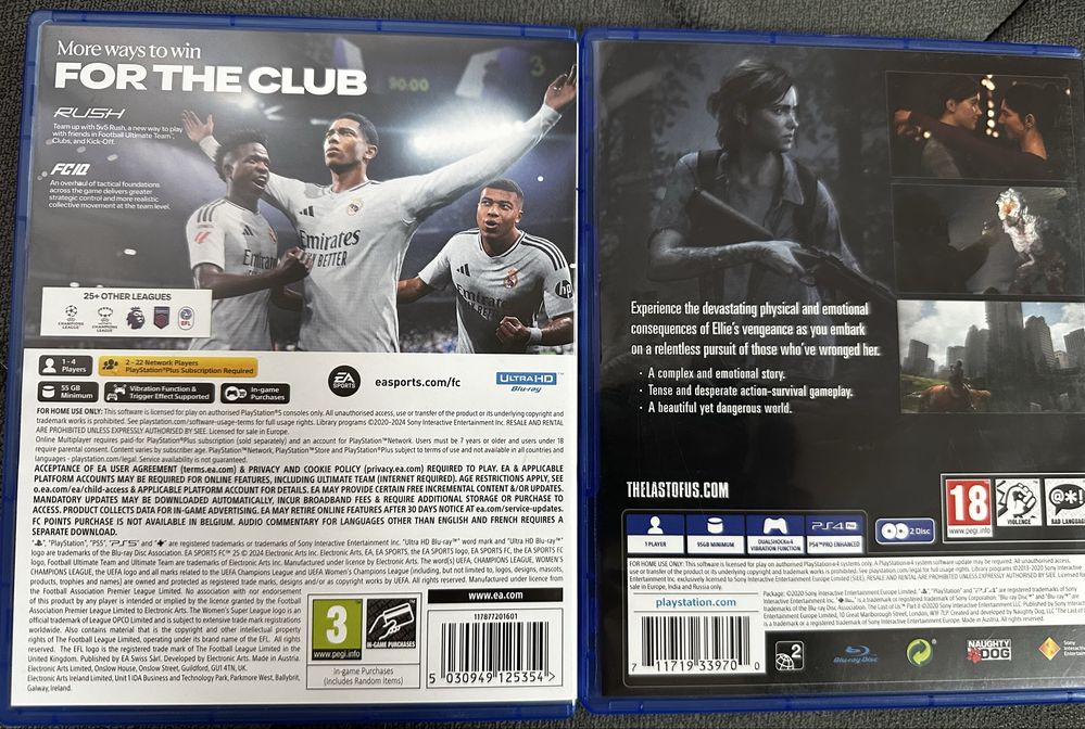 Fifa 25  FC 25/ The last if us Part 2 PlayStation 5 /Бартер