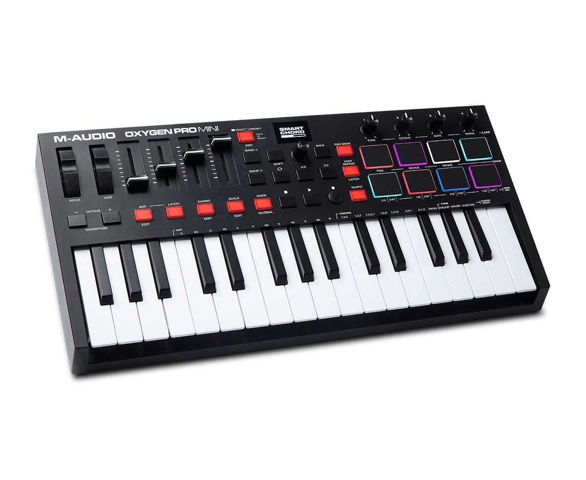 M-Audio OXYGEN PRO MINI USB/MIDI Миди Контроллер
