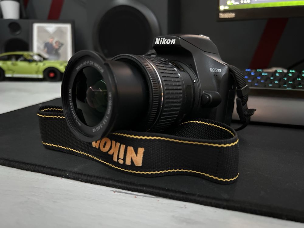 Nikon D3500 24.2MP +obiectiv AF-P 18-55mm VR