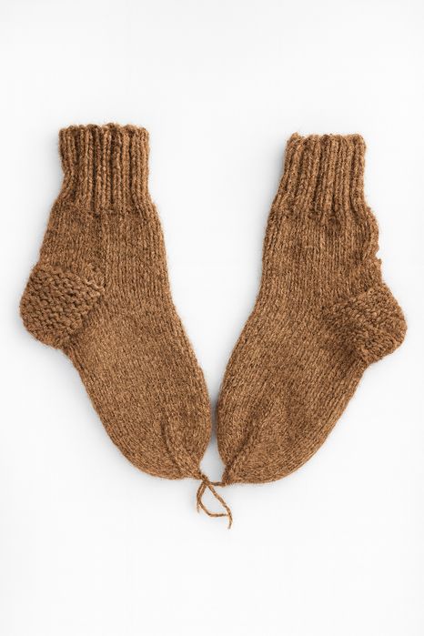 Носки ручного вязания из верблюда шерсти