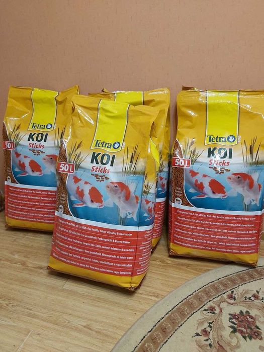 Tetra Pond KOI Sticks (50 L)Корм для японских карпов!