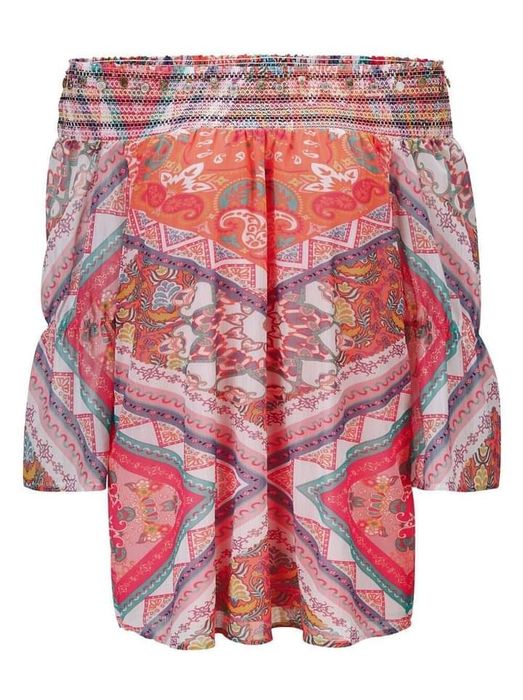 HEINE - блуза плаж Mode von Heine с паднало рамо - немачкаема материя