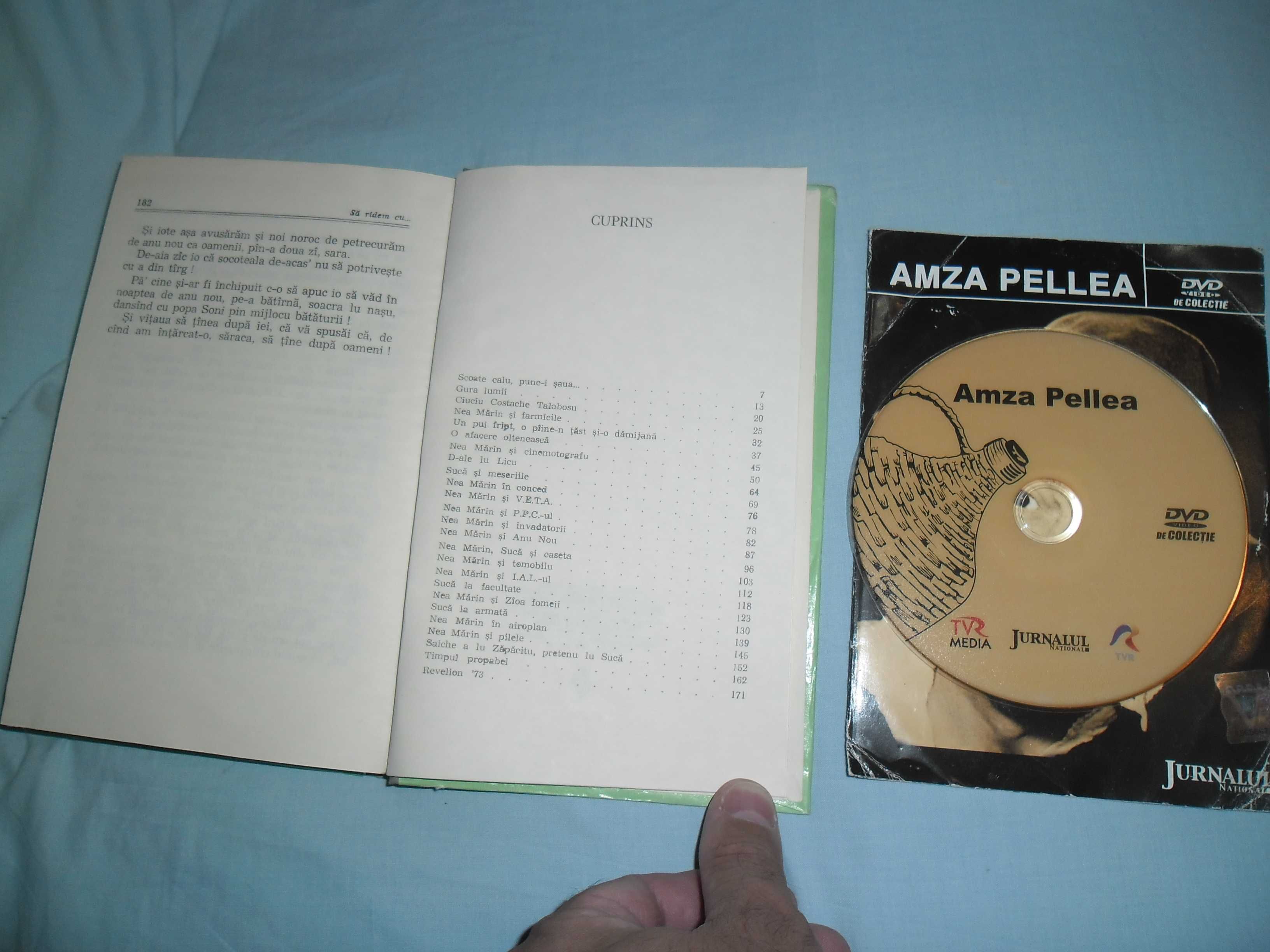 Carte  Amza Pelea 1973 si DVD noi