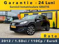 Nissan Qashqai 2012 1.5Dci -110 Cp -EURO 5 -Km Reali -PARC AUTO -Rate -GARANTIE