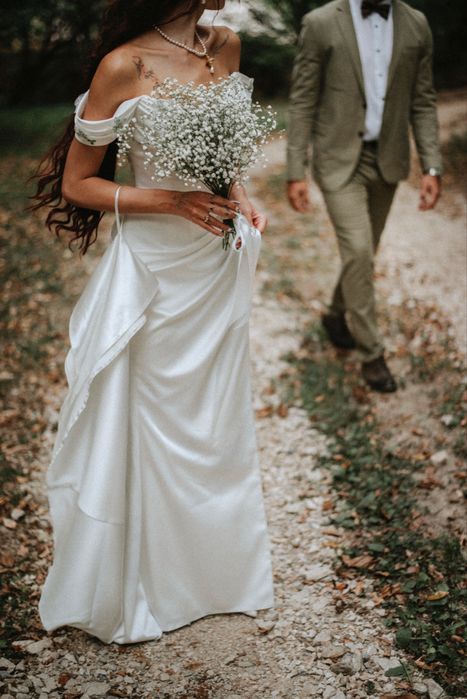 Булчинска рокля Atelier Sposa размер S + воал