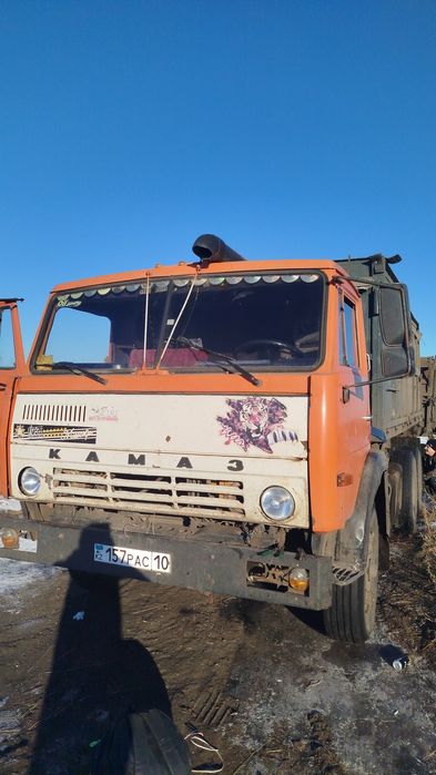 КамАЗ сельхозник самосвал с прицепам