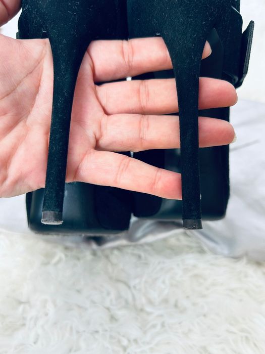 Botine elegante  piele întoarsă Giuseppe Zanotti