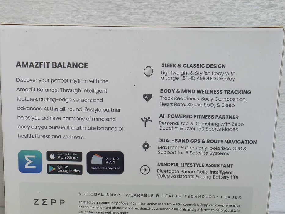 Smartwatch Amazfit Balance - Sigilat - KLI Amanet