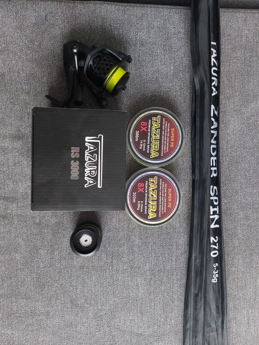 Lanseta tazura + mulineta tazura