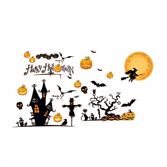 Stickere Halloween, Set 4 bucati (60x90cm fiecare)