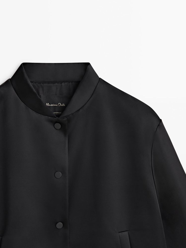 Сатенирано яке Massimo Dutti