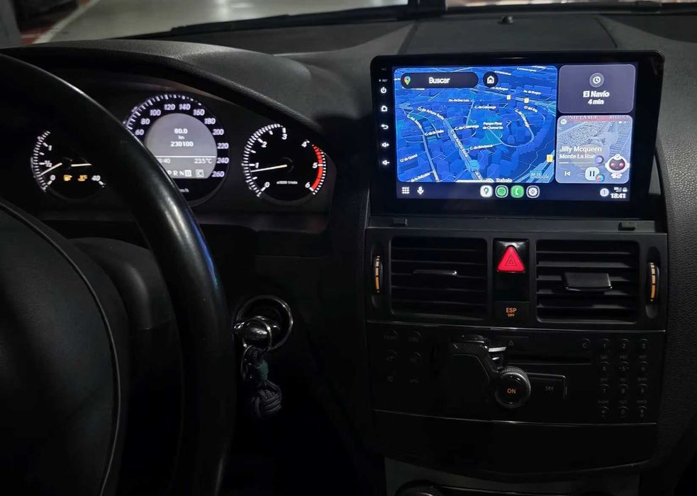 Мултимедия Android навигация за Mercedes Benz C Class W204