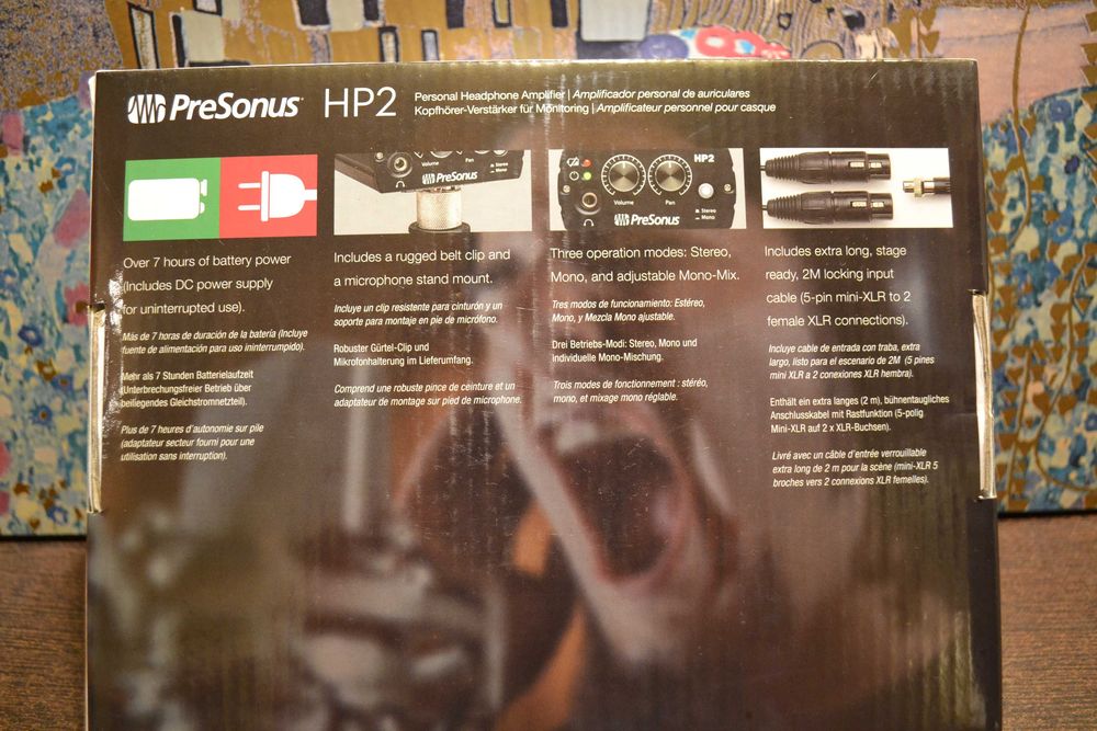 Presonus HP2 amplificator casti stereo,pentru inregistrari mobile.