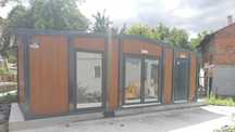 Casa modulara, garaje auto si containere panou sandwich de vanzare