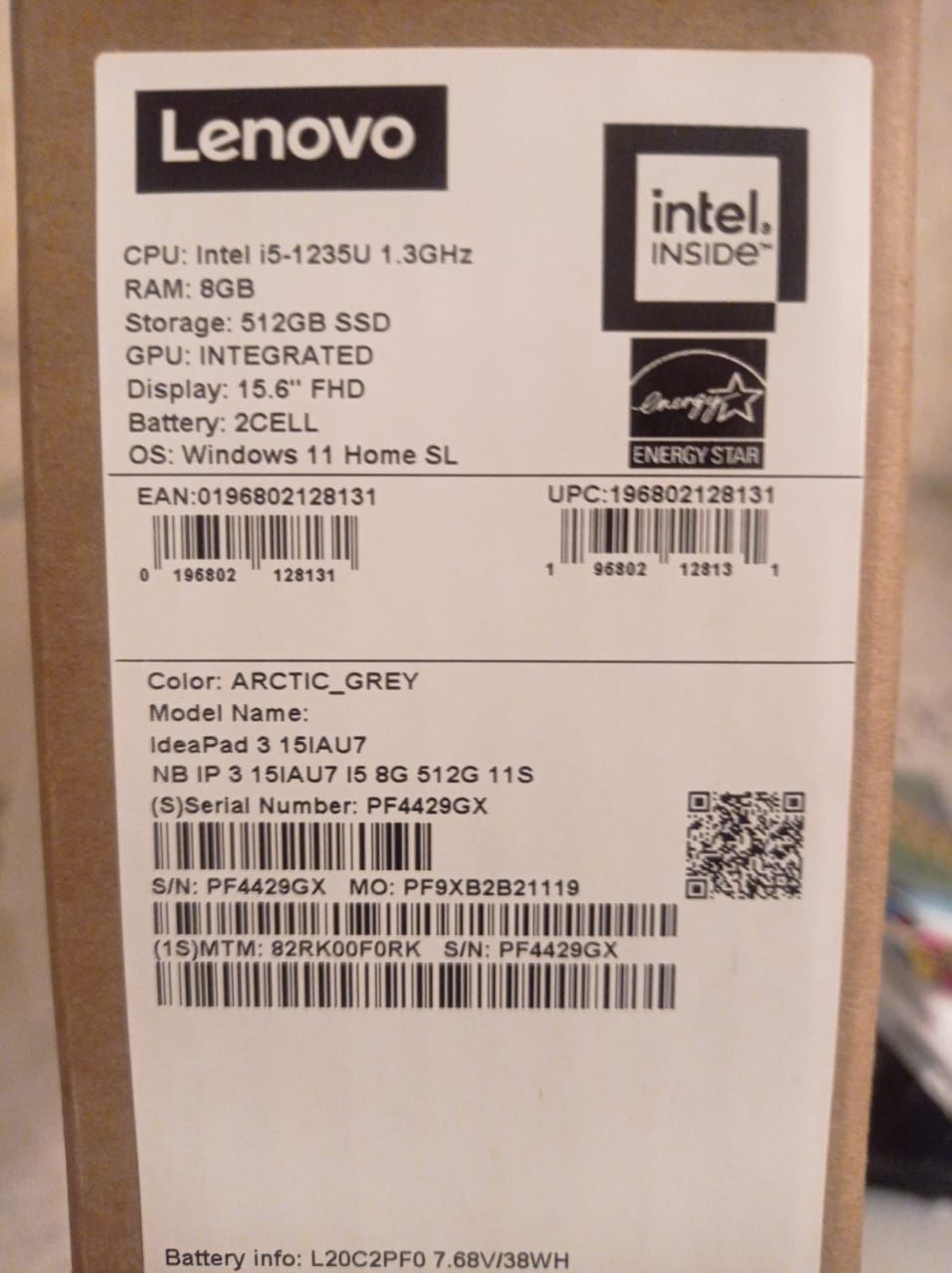 Ноутбук  Intel Core i5