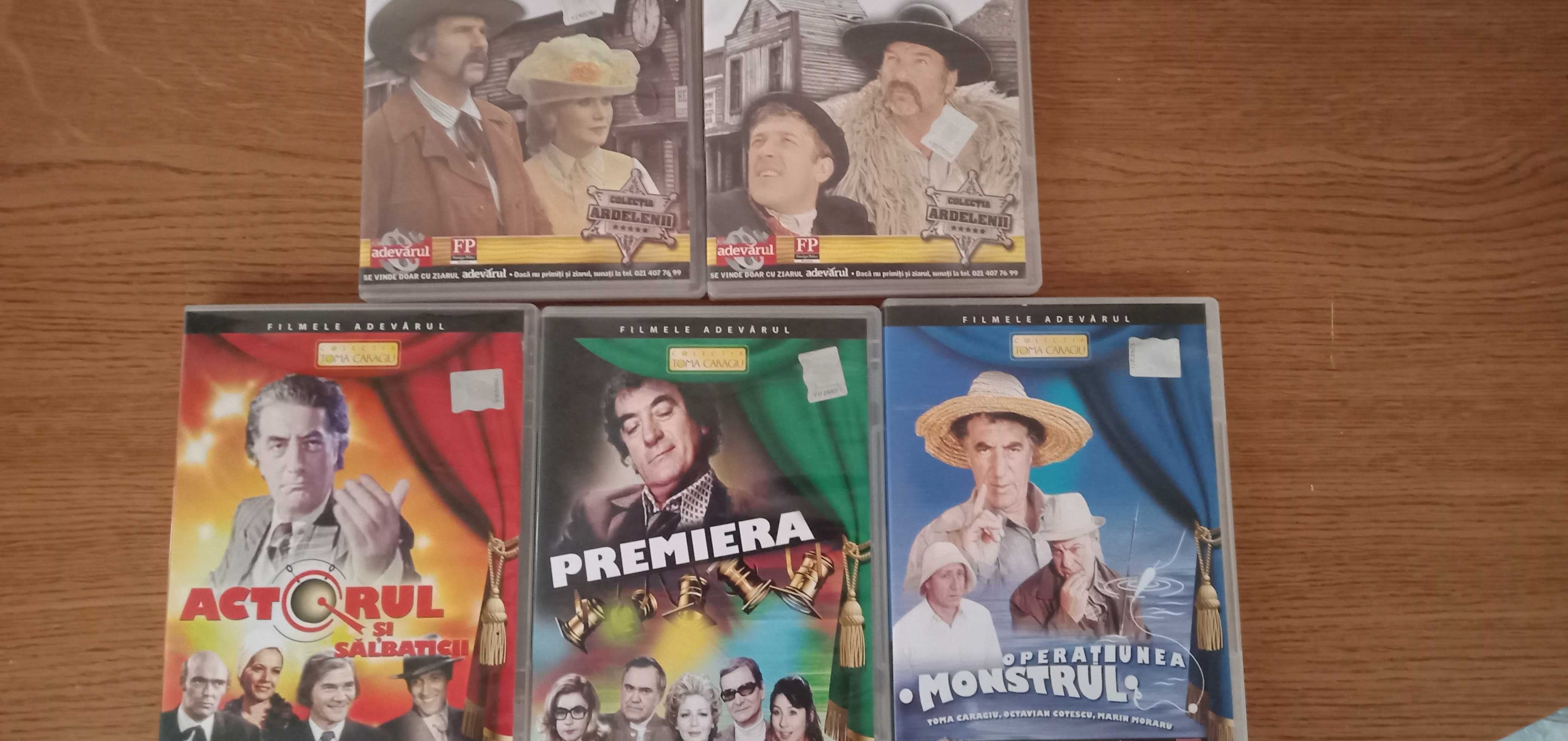 DVD originale cu filme de comedie  romanesti cu cei mai  mari actori