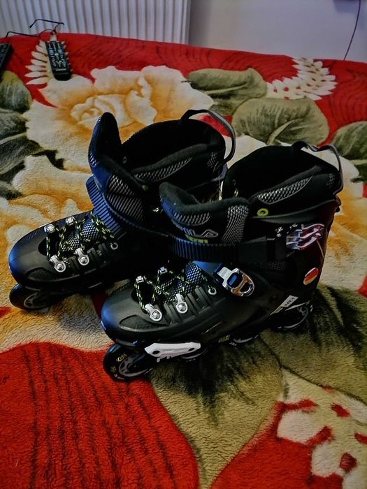 Role Junior FILA NRK Black/Lime masura 36-39 Rulmenti ABEC 7 - Frana