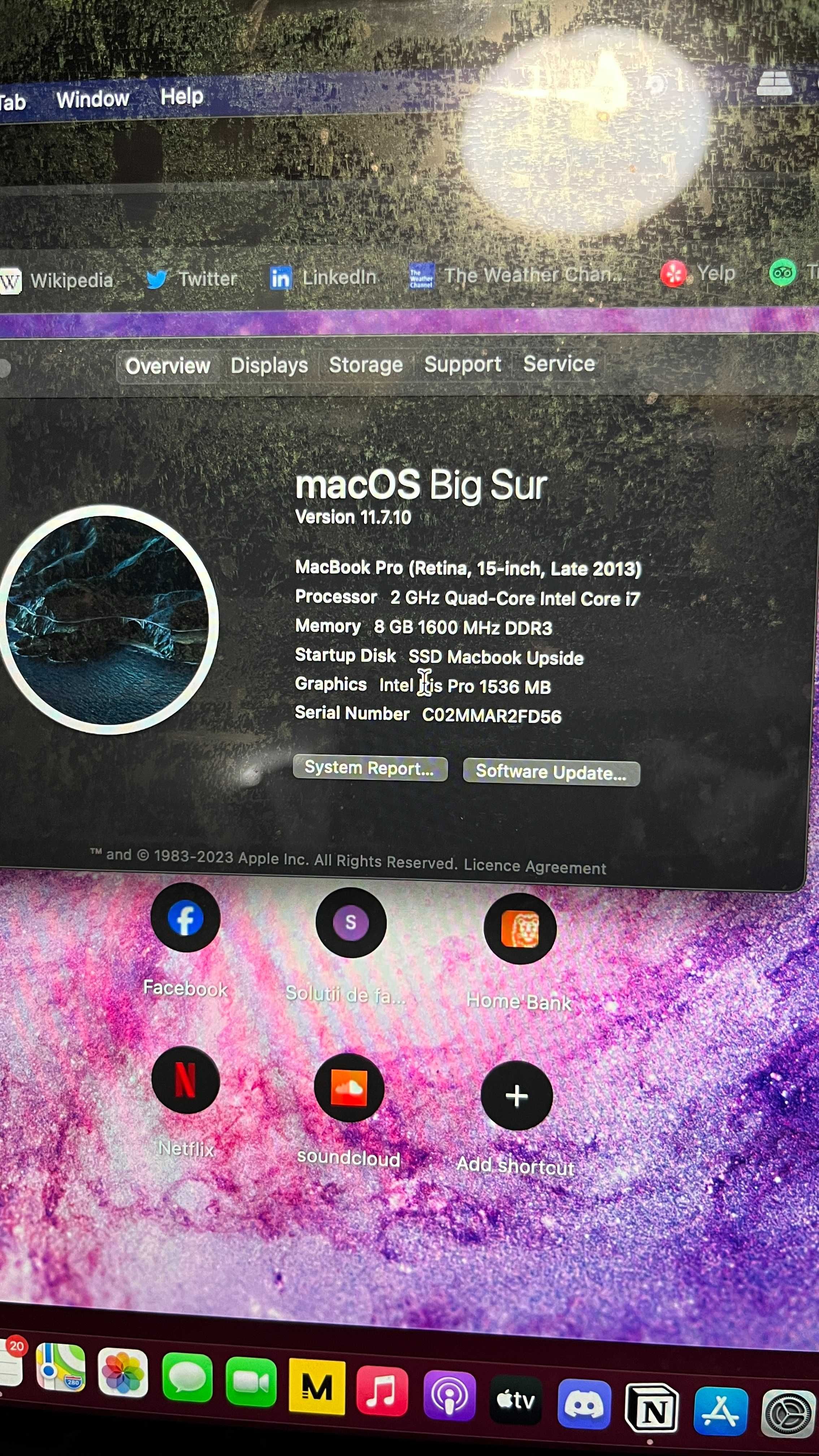 Macbook Pro Retina 15 inchi plus Husă Herschel