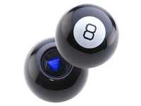 Шар для принятия решений Magic 8 ball (20 вариантов ответов, 10 см.)