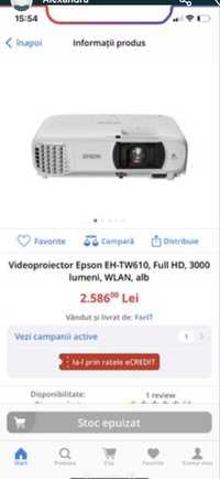 Videoproiector Epson EH-TW610