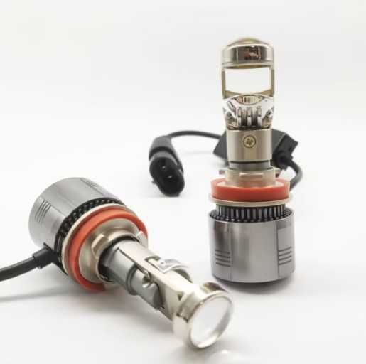 Лед крушки с лупа А80 за фарове Н11 Canbus 12-24V 220W 30000LM 5700К