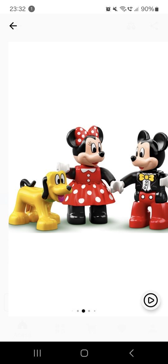 Lego diploma trenul Mickey si Minnie