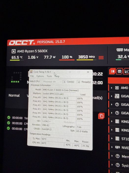 Vand calculator Gaming r5 5600x rtx 3060OC 12 GB