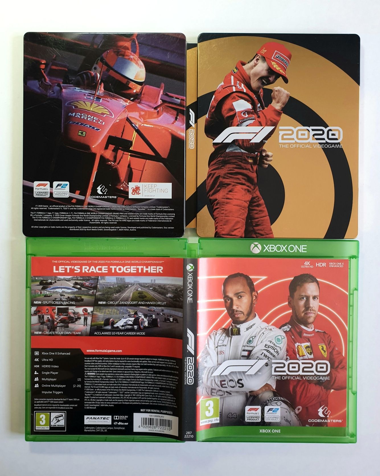 Formula 1 2020 , F1 SteelBook edition , xbox one