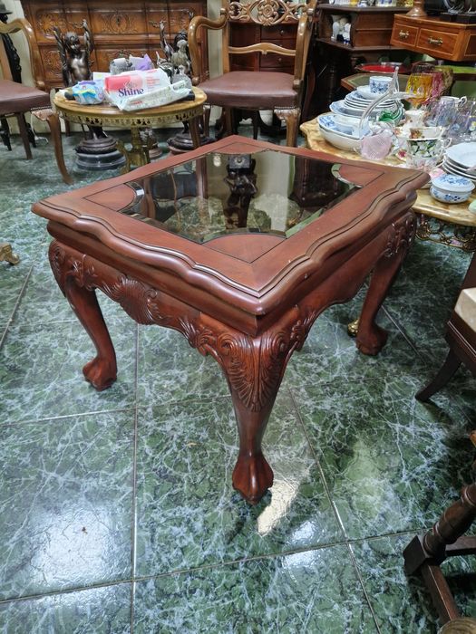 Уникална антикварна английска дървена маса Чипъндейл