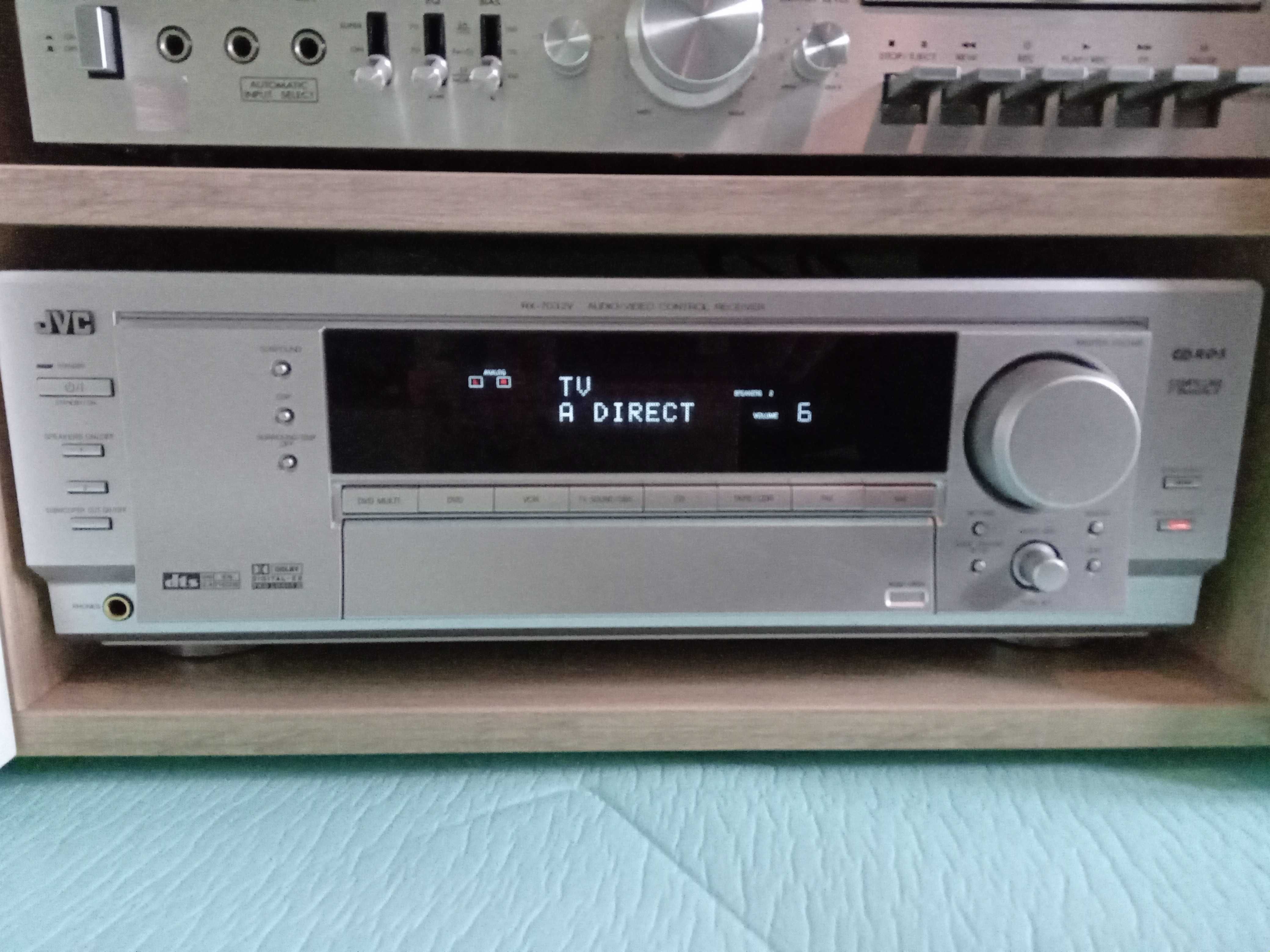 JVC KD 55 si RX 7032V, o telecomanda si 2 prospecte