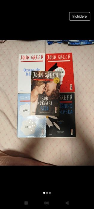 Set cărți John Green și Marc Levy