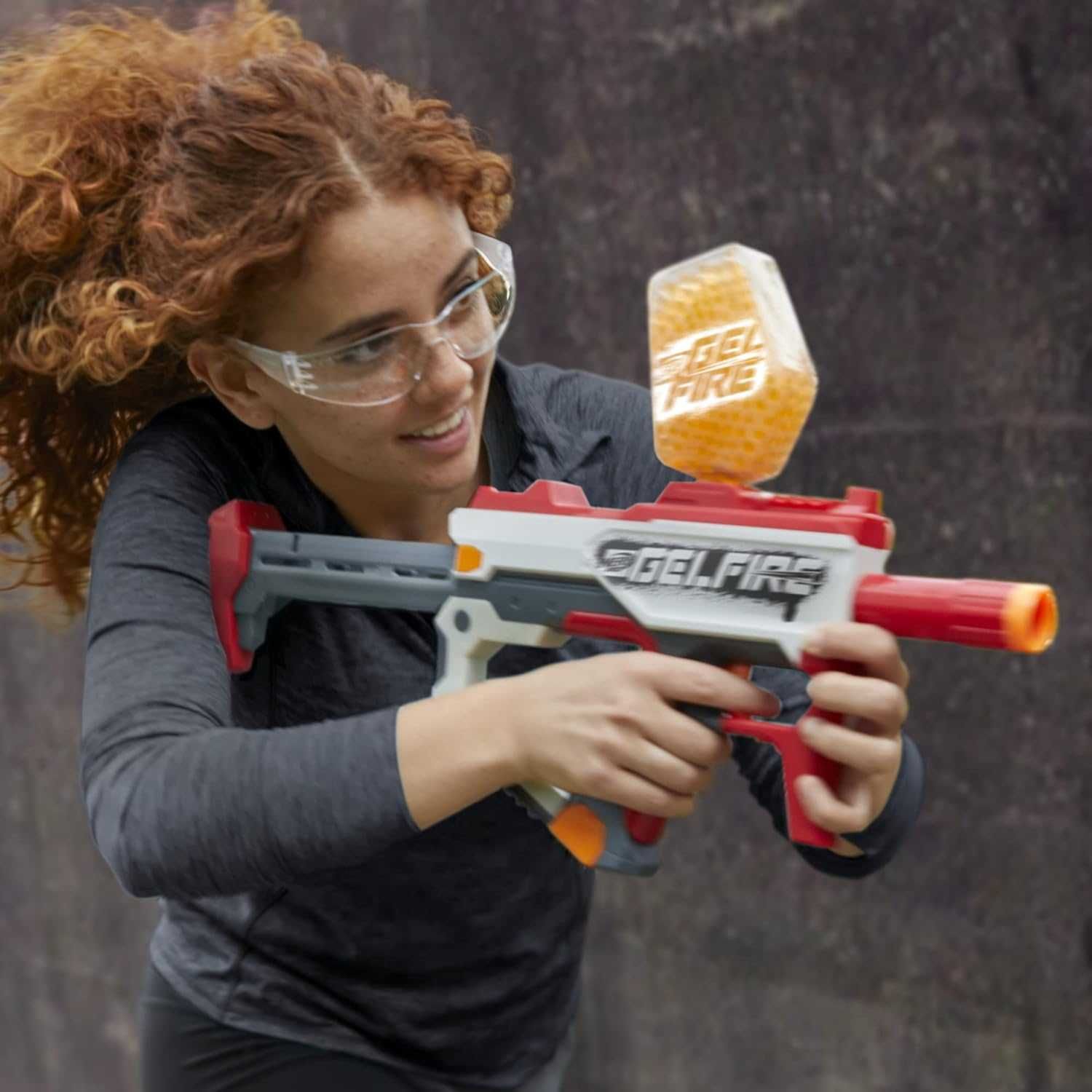 Nerf Нърф Голям Бластер Помпа с 1600 Силиконови Меки Топчета Патрона