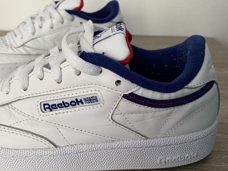 Adidasi albi Reebok Club C85