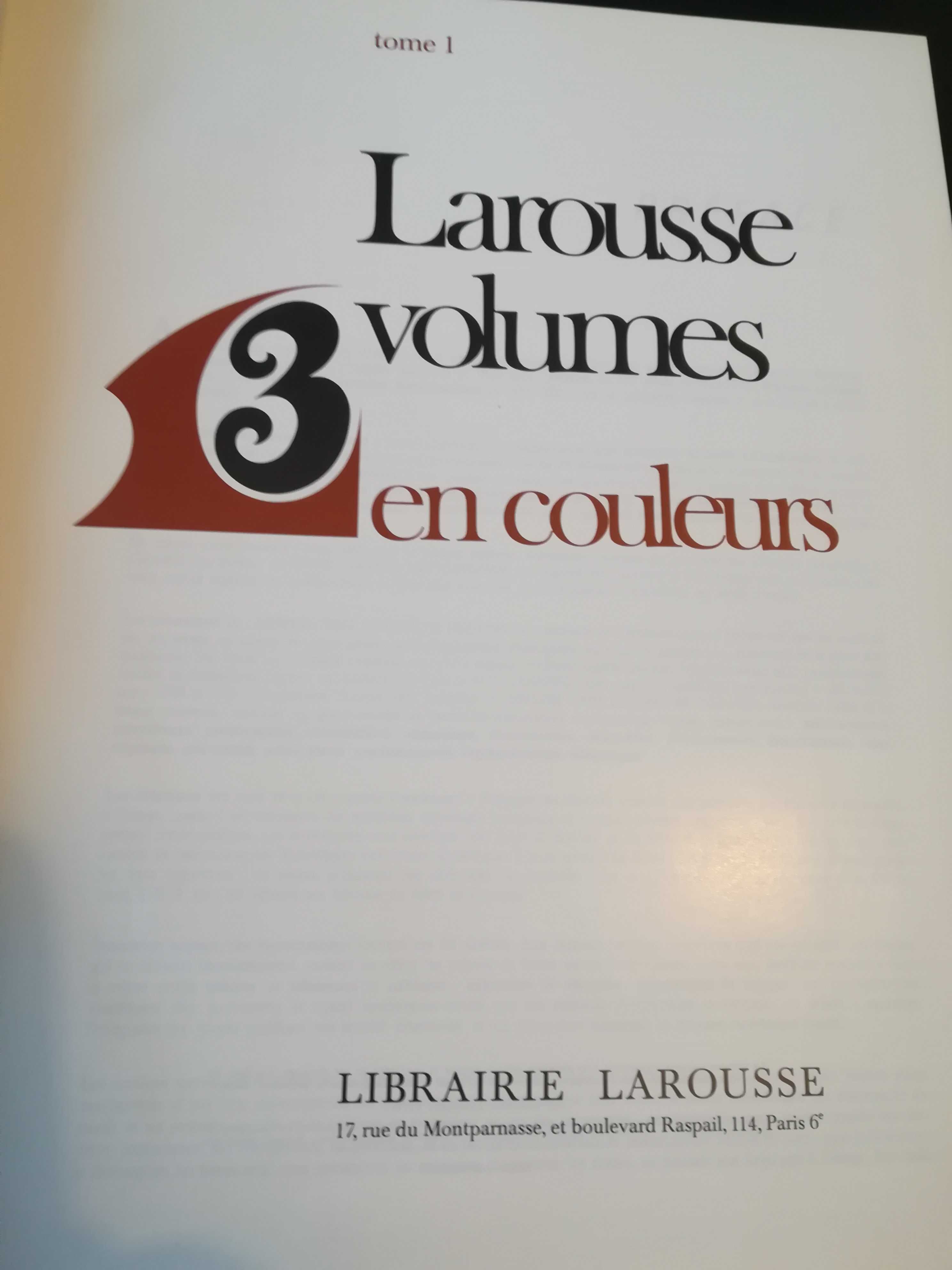 Vand dictionar Larousse TROIS VOLUMES en couleurs