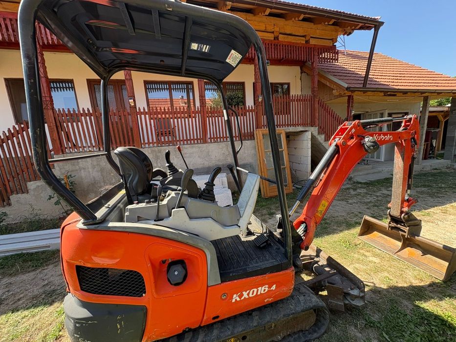 Miniexcavator Kubota KX 016-4, 1,6t, rate bancare