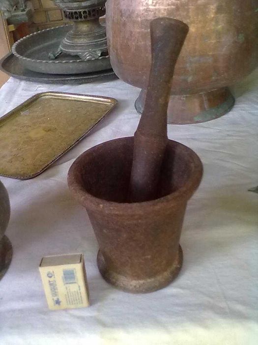 ступа с пестиком, железная