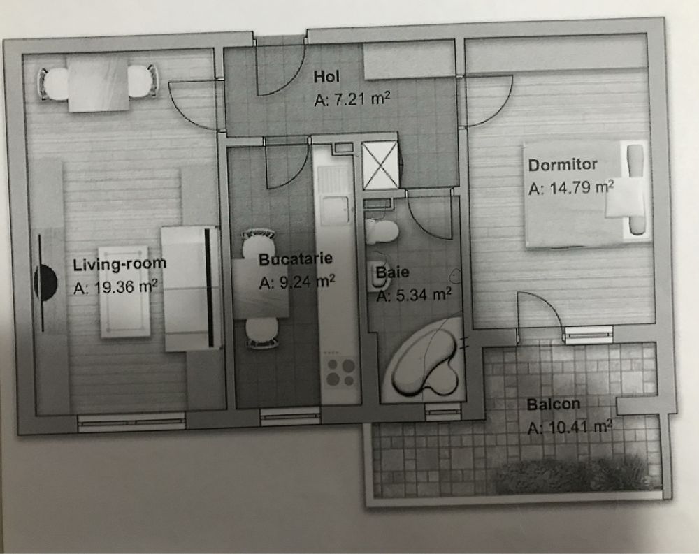Apartament 2 camere mobilat utilat metrou Ap.Patriei