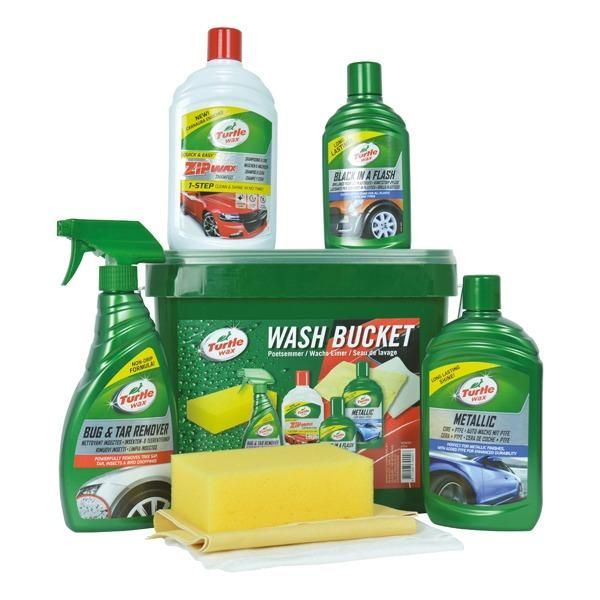 Set spalare masina Turtle Wax ET04, kit - galeata cu 7 produse