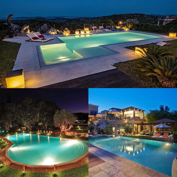 НОВ! Ултратънък LED Прожектор за басейн, IP68, 2800lm, 35W